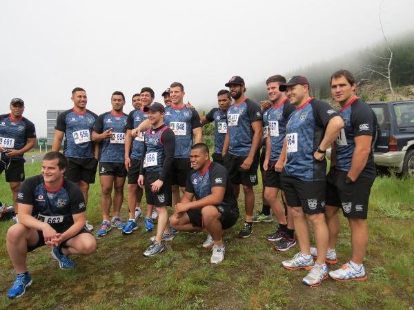NZ Warriors preparing for 14km Run at Taniwha